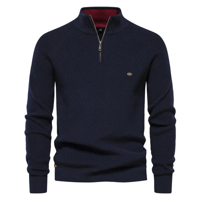 Alan | Classic Quarter-Zip Sweater