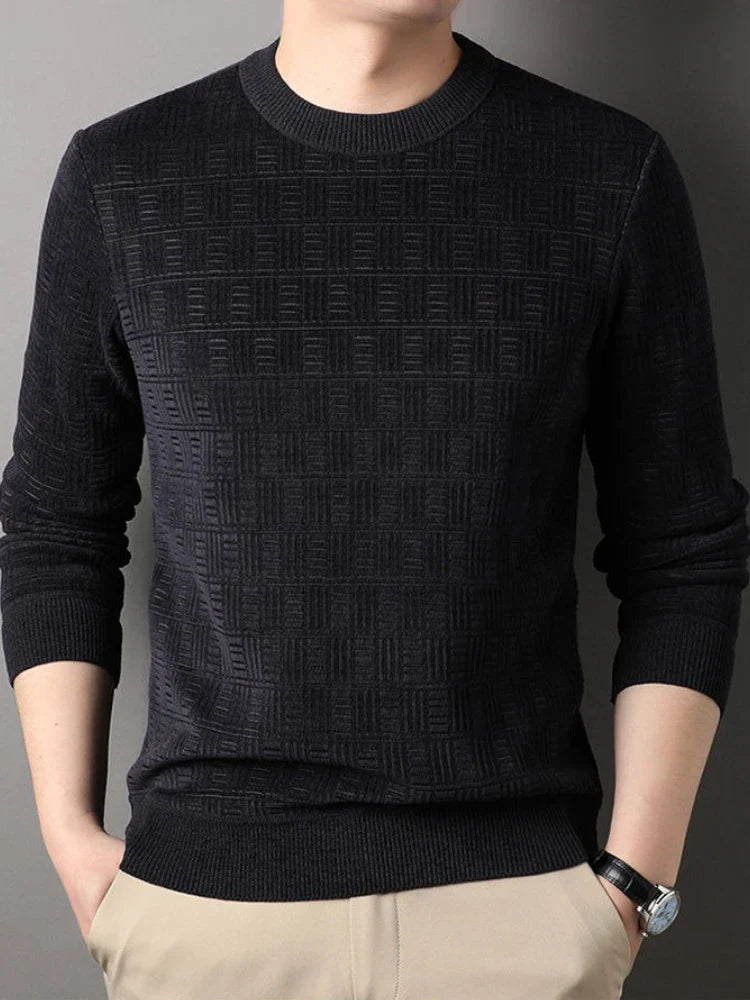 Fabian | Textured Crew Sweater